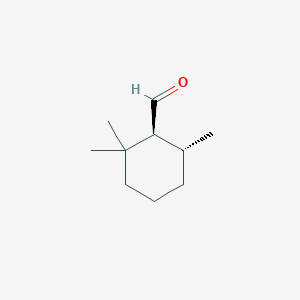 molecular formula C10H18O B8311571 (1S,6R)-2,2,6-trimethylcyclohexanecarbaldehyde CAS No. 139406-52-3