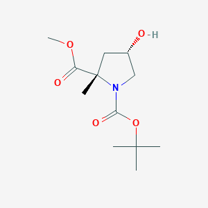1-(tert-Butyl) 2-methyl (2S,4S)-4-hydroxy-2-methylpyrrolidine-1,2-dicarboxylate