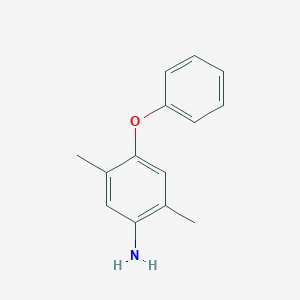 molecular formula C14H15NO B8311724 4-Phenoxy-2,5-dimethylaniline 