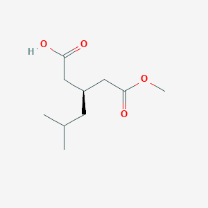 1-Methyl (3S)-3-(2-methylpropyl)pentanedioate