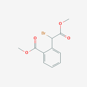 2-(2-Methoxycarbonyl-phenyl)-2-bromo-acetic acid methyl ester