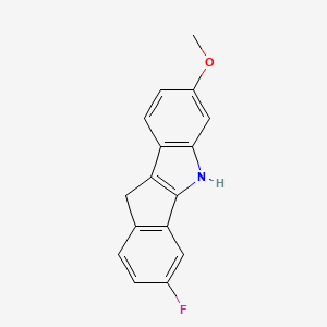 3-Fluoro-7-methoxy-5,10-dihydroindeno[1,2-b]indole