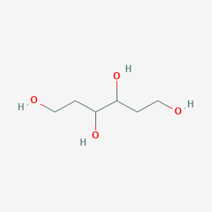 molecular formula C6H14O4 B8311892 Hexane-1,3,4,6-tetraol 