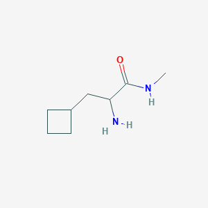 2-amino-3-cyclobutyl-N-methyl-propionamide