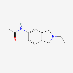 N-(2-Ethyl-2,3-dihydro-1H-isoindol-5-yl)acetamide