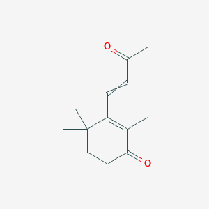 B8311987 3-(3-Oxobut-1-enyl)-2,4,4-trimethylcyclohex-2-en-1-one CAS No. 27185-77-9