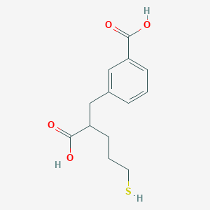 3-(2-Carboxy-5-mercaptopentyl)benzoic acid