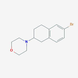 4-(6-Bromo-1,2,3,4-tetrahydro-naphthalen-2-yl)-morpholine