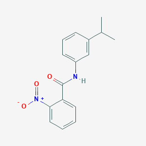 molecular formula C16H16N2O3 B8312152 3'-Isopropyl-2-nitrobenzanilide 
