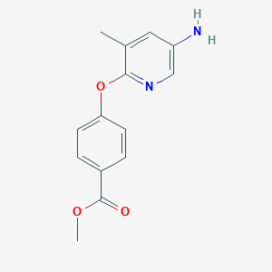 Methyl 4-(5-amino-3-methylpyridin-2-yloxy)benzoate