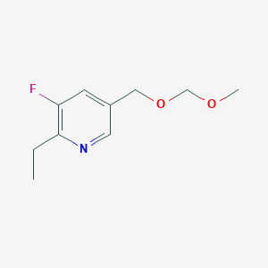 2-Ethyl-3-fluoro-5-((methoxymethoxy)methyl)pyridine