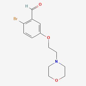 2-Bromo-5-(2-morpholinoethoxy)benzaldehyde