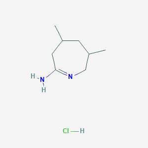 hexahydro-4,6-dimethyl-1H-azepin-2-imine, monohydrochloride