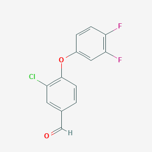 3-Chloro-4-(3,4-difluorophenoxy)benzaldehyde