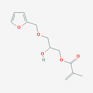 molecular formula C12H16O5 B8312319 3-Furfuryloxy-2-hydroxyprop-1-yl Methacrylate 