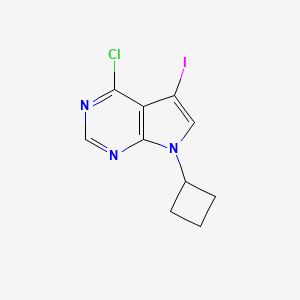 4-chloro-7-cyclobutyl-5-iodo-7H-pyrrolo[2,3-d]pyrimidine
