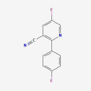 5-Fluoro-2-(4-fluorophenyl)nicotinonitrile