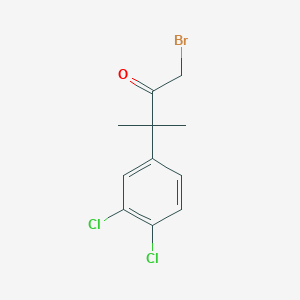 1-Bromo-3-(3,4-dichlorophenyl)-3-methylbutan-2-one