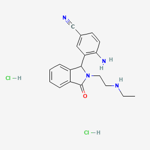 3-(2-Amino-5-cyanophenyl)-2-(2-ethylaminoethyl)isoindolin-1-one dihydrochloride