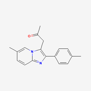 1-(6-Methyl-2-p-tolyl-imidazo[1,2-a]pyridin-3-yl)-propan-2-one