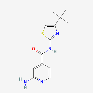 N4-[4-(tert-Butyl)-1,3-thiazol-2-yl]-2-aminoisonicotinamide
