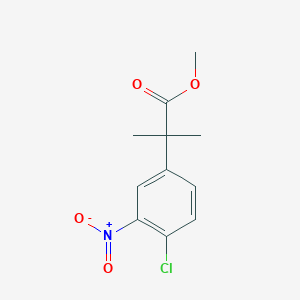 Methyl 2-(4-chloro-3-nitrophenyl)-2-methylpropionate