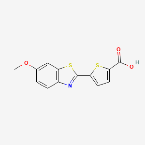 5-(6-Methoxy-benzothiazol-2-yl)-thiophene-2-carboxylic acid