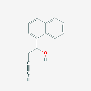 molecular formula C14H12O B8312643 alpha-Naphthylpropargylcarbinol 
