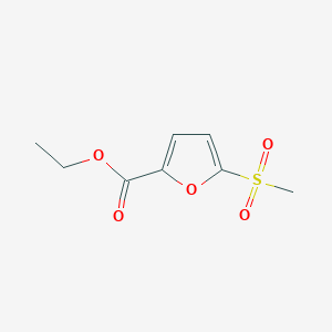 molecular formula C8H10O5S B8312937 5-Methanesulfonyl-furan-2-carboxylic acid ethyl ester 