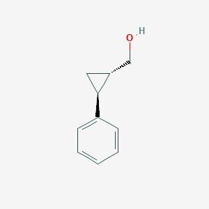 trans-Hydroxymethylcyclopropane, 2-methyl-2-phenyl