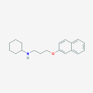N-cyclohexyl-[3-(naphthalen-2-yloxy)-propyl]amine