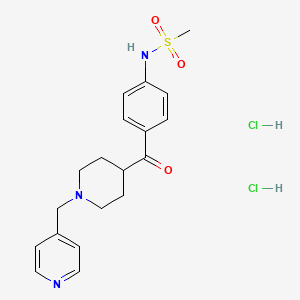 Methanesulfonamide, N-(4-((1-(4-pyridinylmethyl)-4-piperidinyl)carbonyl)phenyl)-, dihydrochloride
