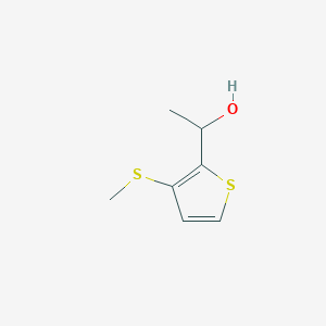 2-(1-Hydroxyethyl)3-methylthiothiophene