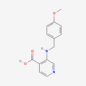 3-[(4-Methoxybenzyl)amino]pyridine-4-carboxylic acid