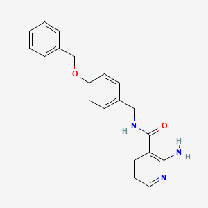 2-amino-N-(4-benzyloxy-benzyl)-nicotinamide