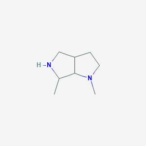 molecular formula C8H16N2 B8313274 2,8-Dimethyl-2,7-diazabicyclo[3.3.0]octane 