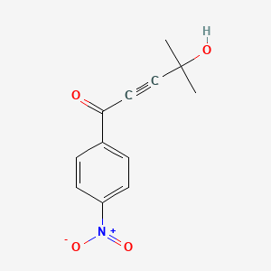 4-Hydroxy-4-methyl-1-(4-nitrophenyl)pent-2-yn-1-one