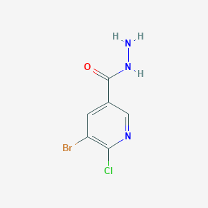 5-Bromo-6-chloronicotinohydrazide
