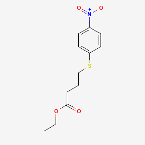 Ethyl 4-(4-nitrophenylthio)butanoate