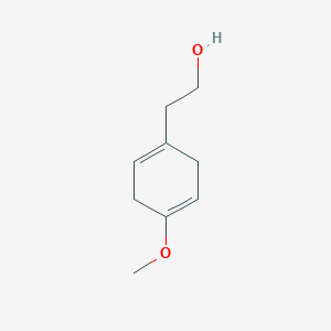 molecular formula C9H14O2 B8313376 1-Methoxy-4-(2-hydroxyethyl)-cyclohexa-1,4-diene 