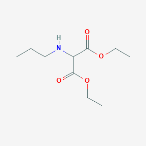 molecular formula C10H19NO4 B8313394 Diethyl (propylamino)malonate 