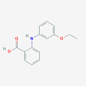 molecular formula C15H15NO3 B8313582 2-(3-Ethoxy-phenylamino)-benzoic acid 