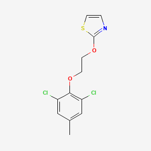 molecular formula C12H11Cl2NO2S B8313650 2-[2-(2,6-Dichloro-4-methylphenoxy)ethoxy]thiazole 