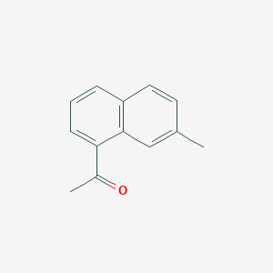 molecular formula C13H12O B8313752 1-(7-Methyl-1-naphthyl)ethanone 