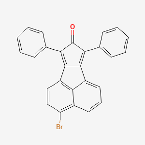 molecular formula C27H15BrO B8313818 3-Bromo-7,9-diphenyl-8H-Cyclopent[a]acenaphthylen-8-one 