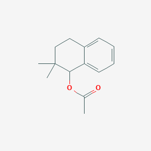 molecular formula C14H18O2 B8313842 Acetic acid 2,2-dimethyl-1,2,3,4-tetrahydro-naphthalen-1-yl ester 