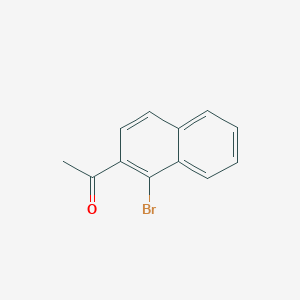 molecular formula C12H9BrO B8313964 1-(1-Bromo-2-naphthyl)ethanone 