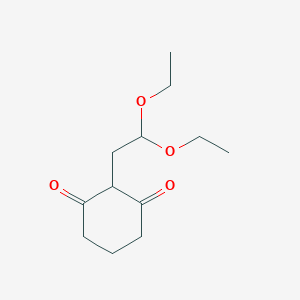 molecular formula C12H20O4 B8313986 2-(2',2'-Diethoxyethyl)-1,3-cyclohexanedione 