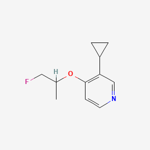 3-Cyclopropyl-4-(2-fluoro-1-methyl-ethoxy)pyridine