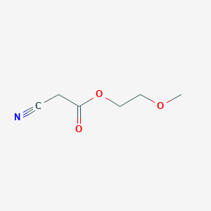 molecular formula C6H9NO3 B083140 2-甲氧基乙基氰乙酸酯 CAS No. 10258-54-5